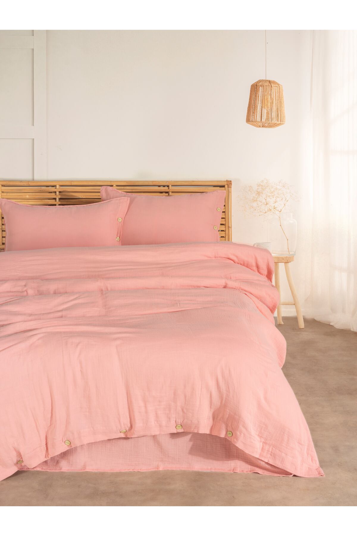 Cloudy Mood Müslin Çift Kişilik Nevresim Takımı | Nevresim,yastık Kılıfı,düz Çarşaflı |