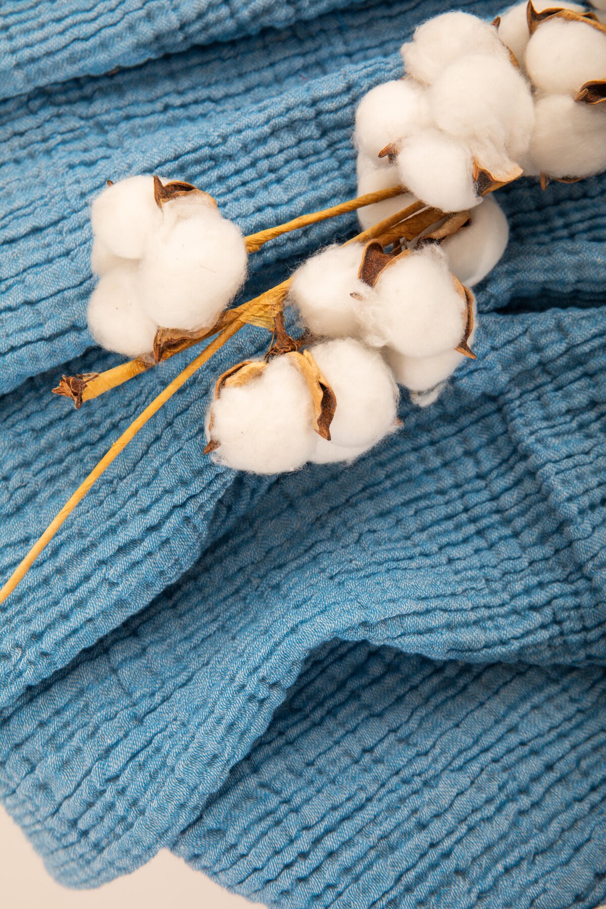 %100 Doğal Pamuk Müslin Bebek Battaniyesi 100x120cm