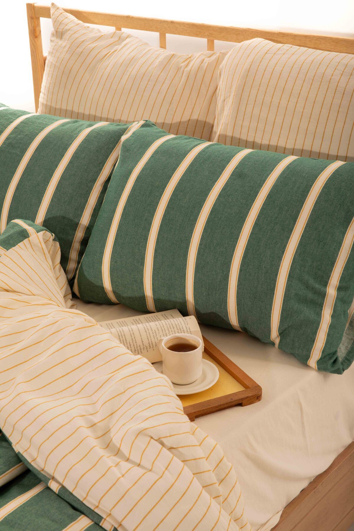 Stripy Dreams Premium Nevresim Takımı Çift Kişilik | Nevresim,4 Adet Yastık Kılıfı,düz Çarşaflı |