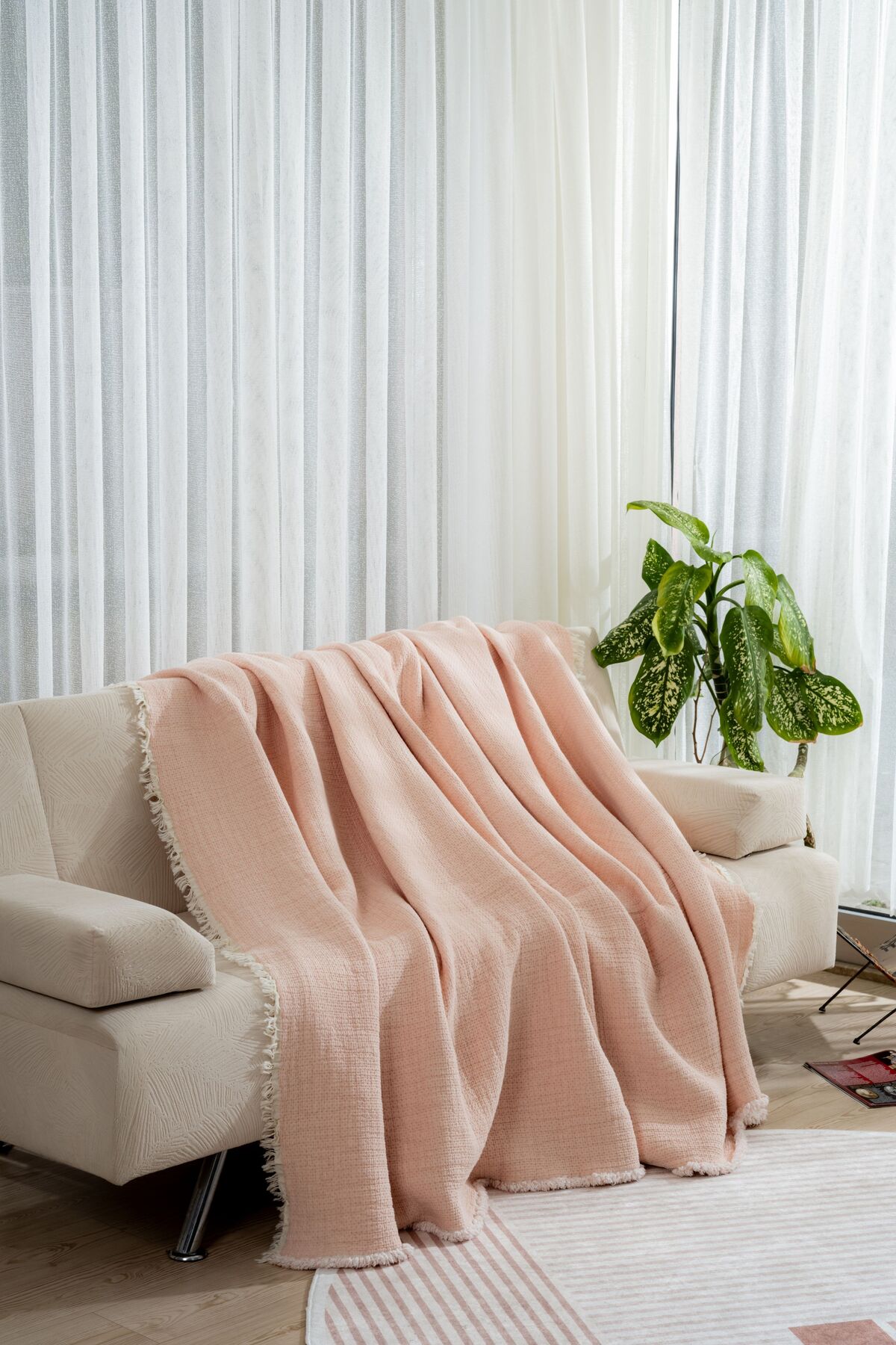 Premium Müslin Yorgan 240x260 cm 100% Pamuk, Türkiye Üretimi, Hafif ve Nefes Alabilen