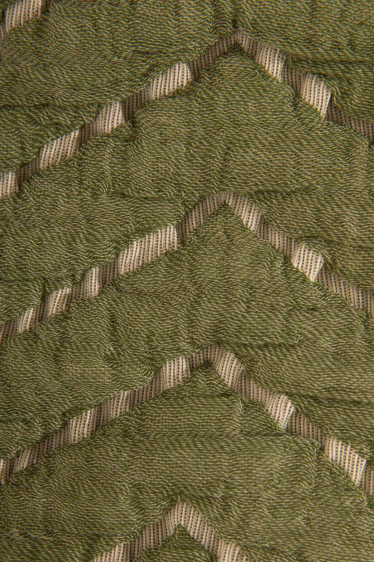 Müslin Kosha Serisi Jakarlı Hybrid Çift Kişilik Yorgan Yeşil 220x240cm