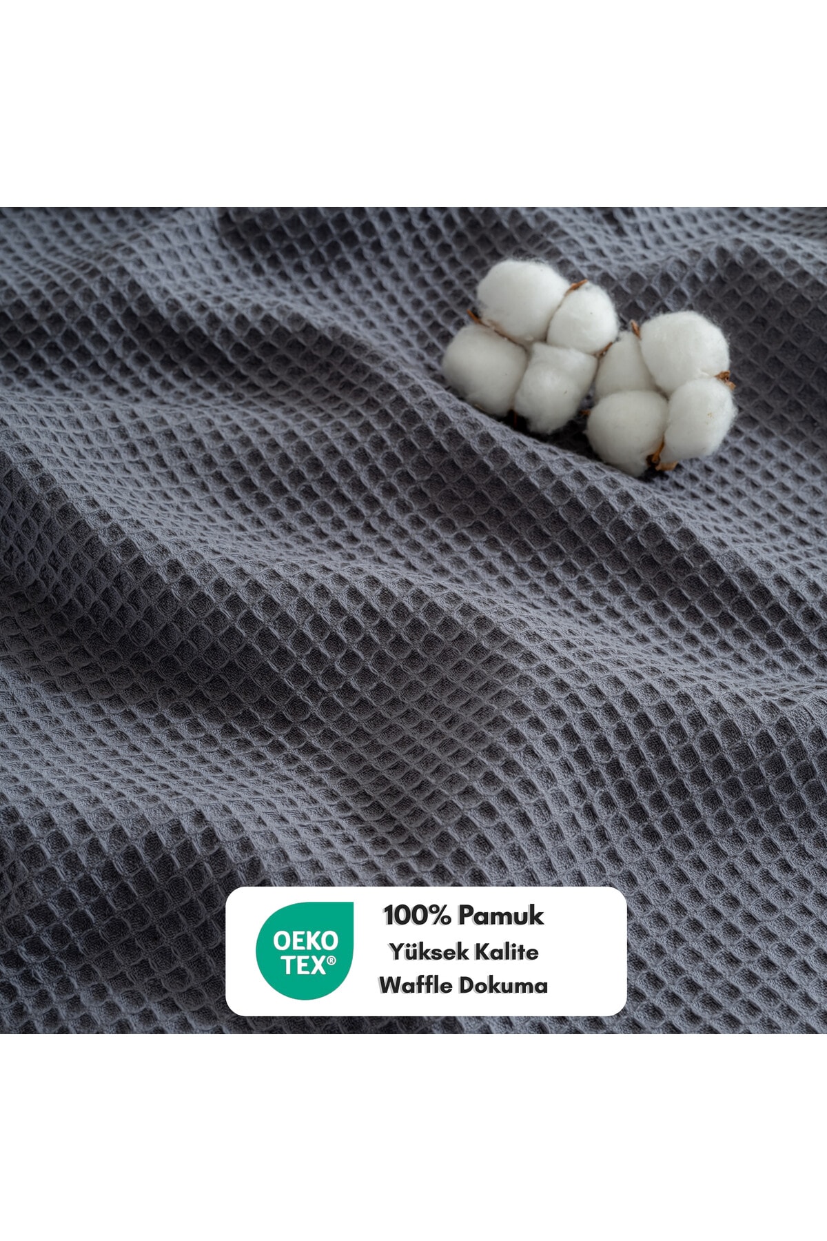 Pike Yatak Örtüsü Tek Kişilik Waffle - %100 Pamuk Hafif 4 Mevsim Havadar Yüksek Kaliteli Pikeler