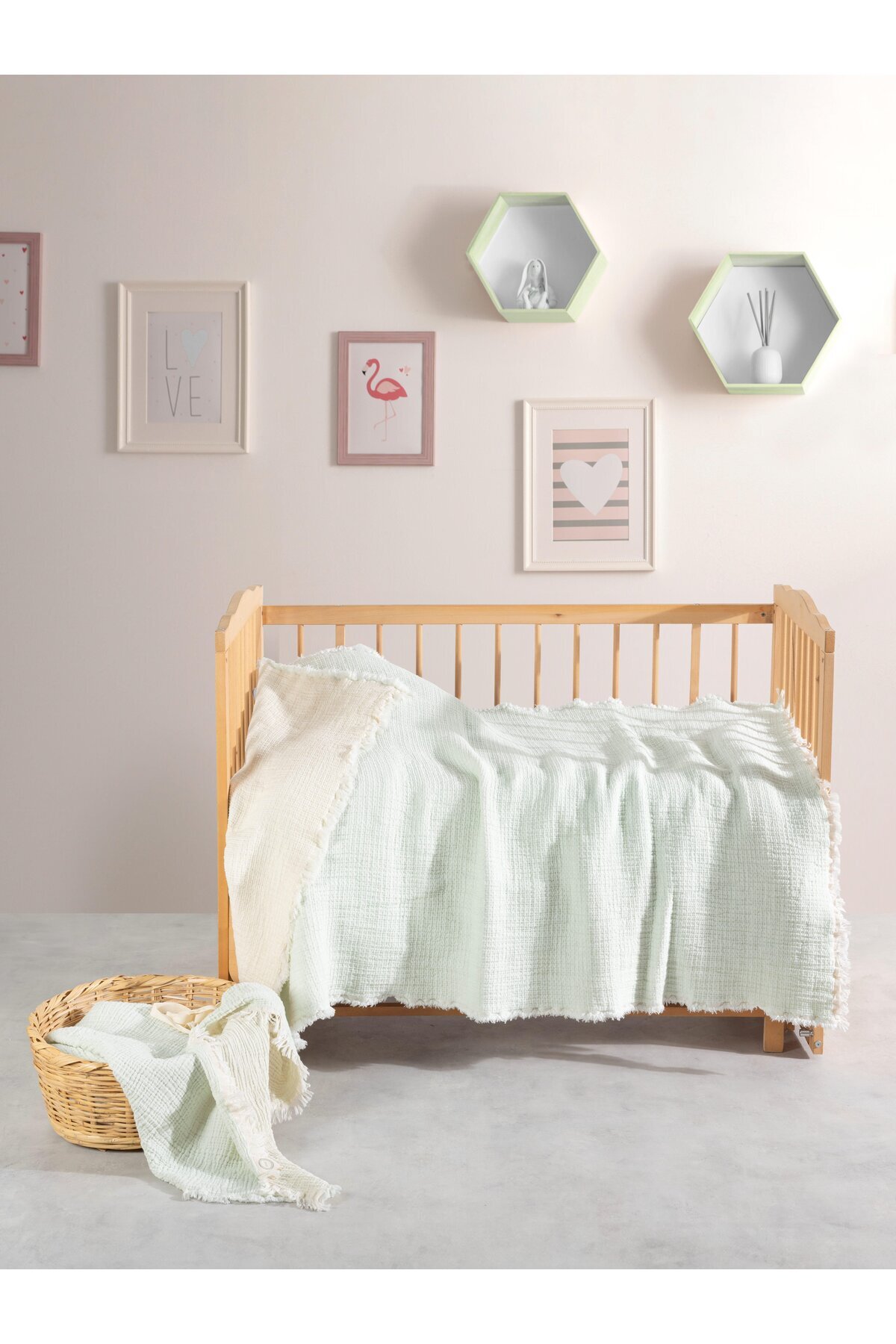 Kosha Müslin Bebek Yorganı 100 x 150cm