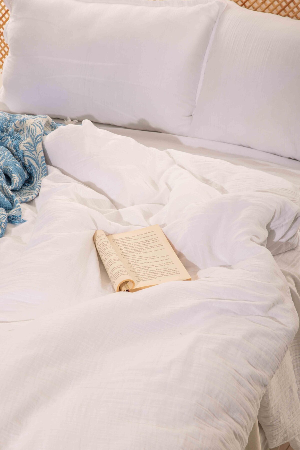 Cloudy Mood Müslin Tek Kişilik Nevresim Takımı | Nevresim,yastık Kılıfı,düz Çarşaflı |