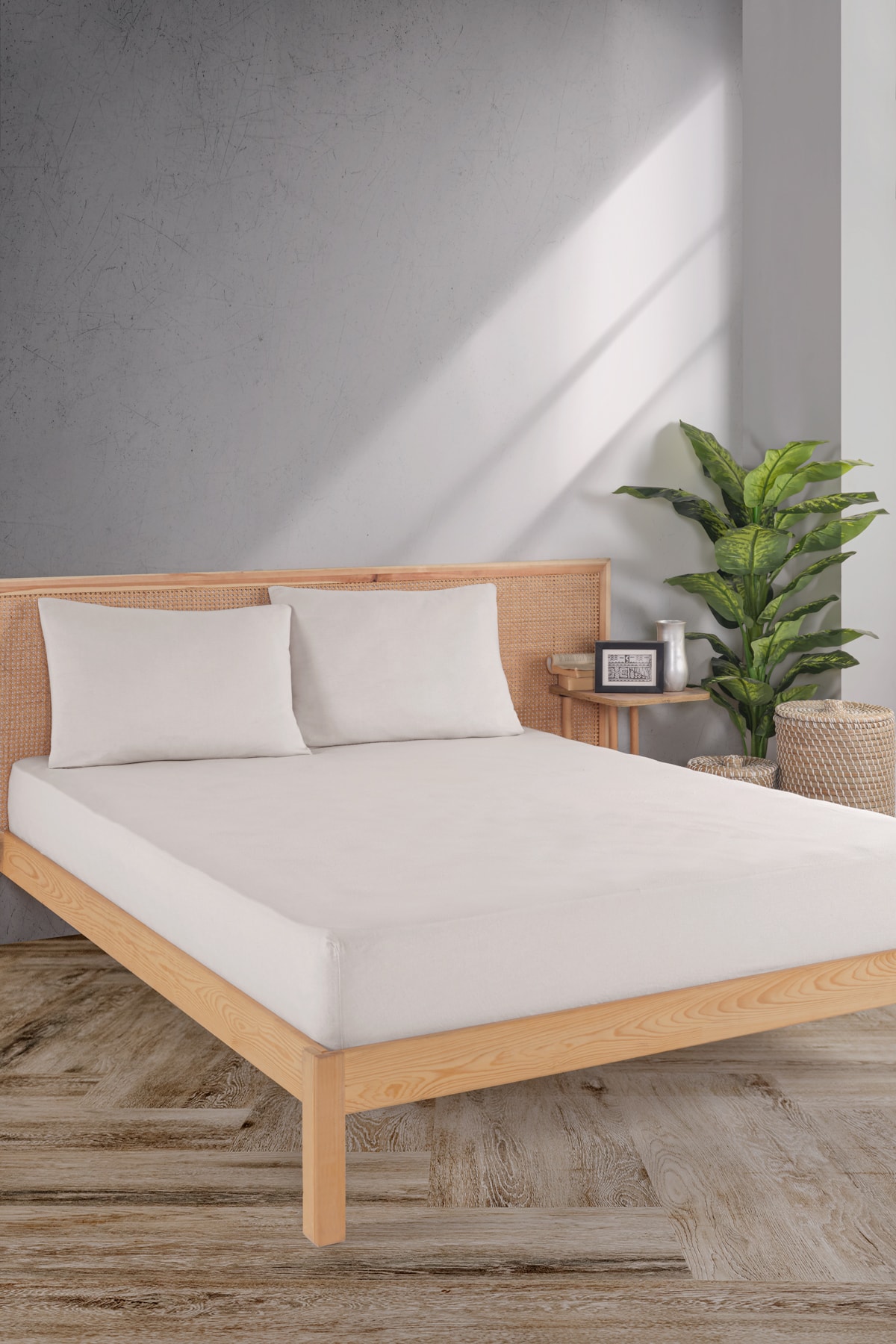 Mylasahome Fitted Çift Kişilik Premium Çarşaf Seti %100pamuk - soft lavender