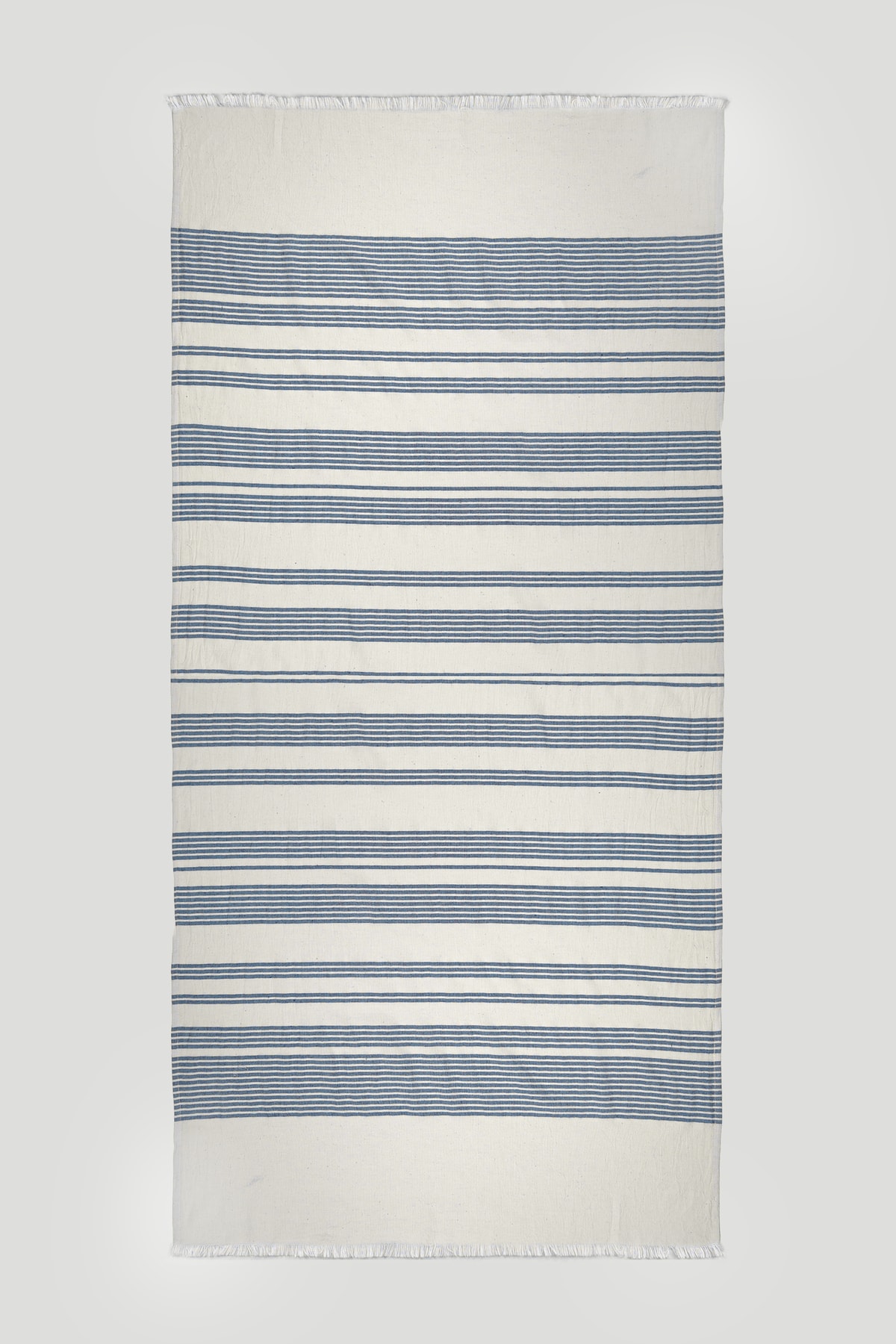 Luma İnce Çizgili Pamuklu Peştemal 80X165 - lacivert