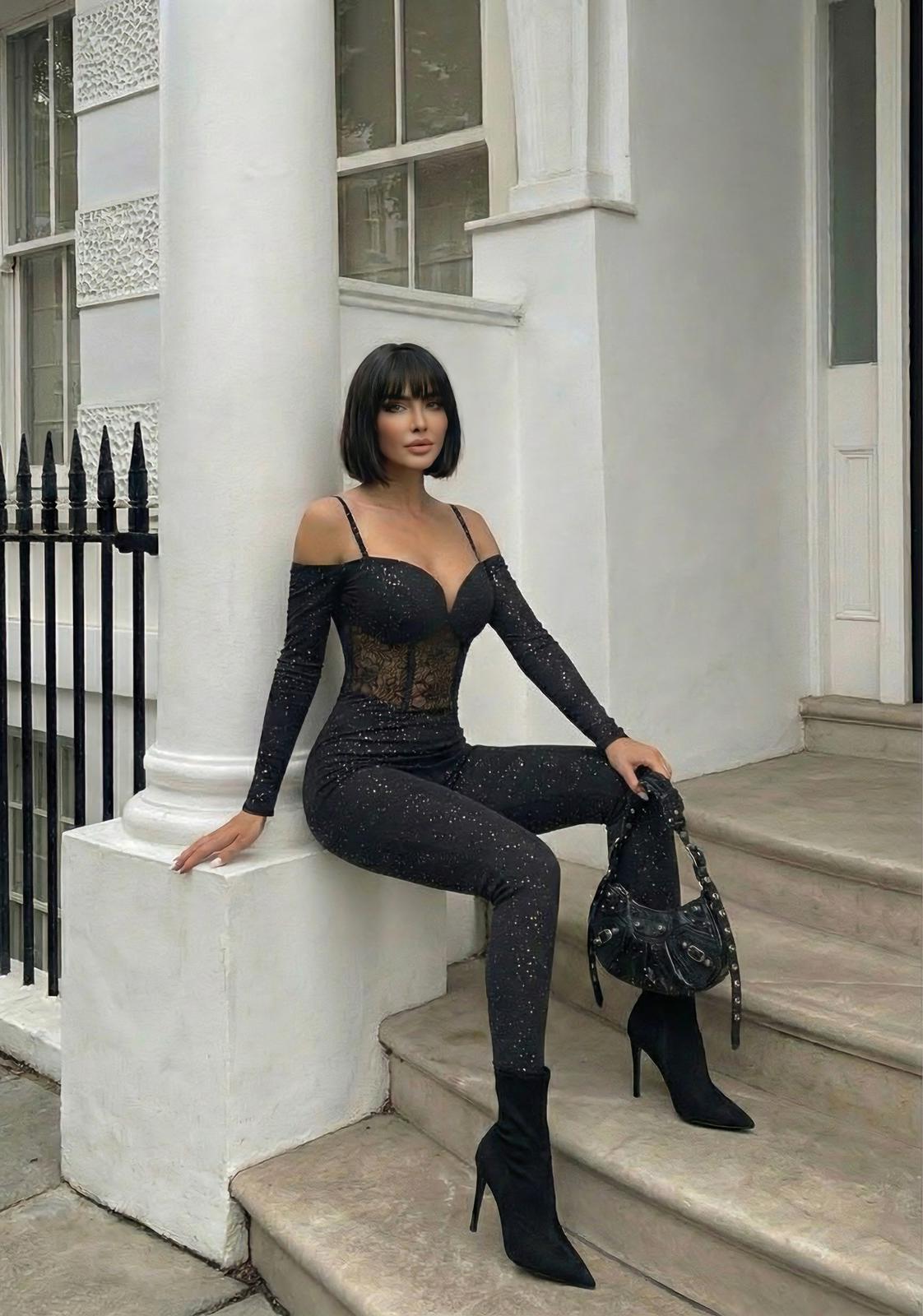 Fukuro kumaş astarlı tulum 