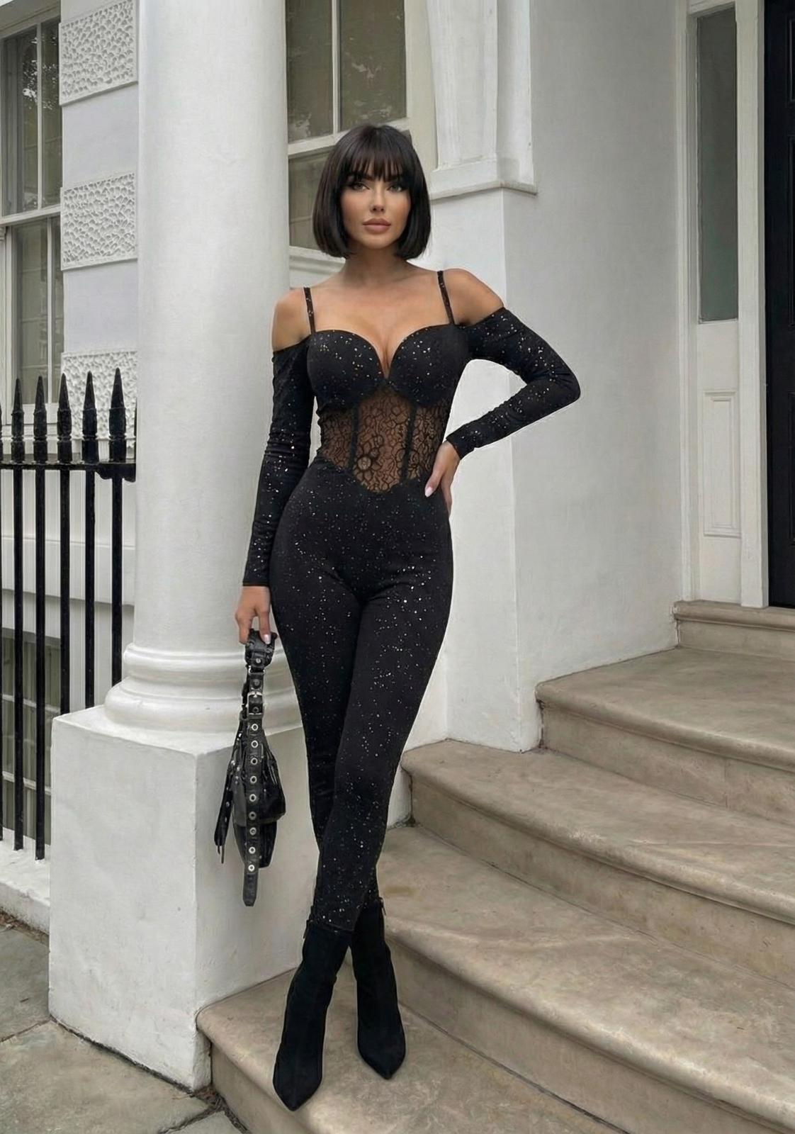 Fukuro kumaş astarlı tulum 