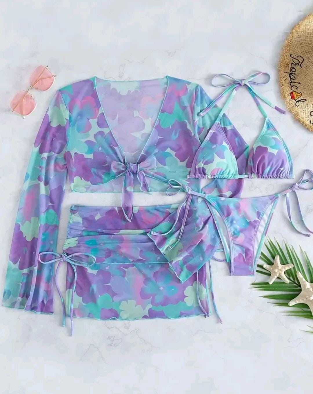 Dijital Baskılı Pareo Set 