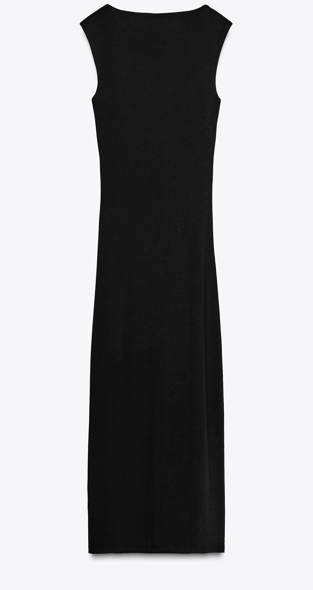 Zara Model Çelik Aksesuarlı Elbise