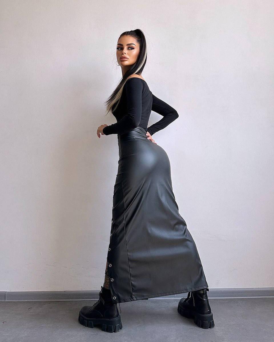 Deri etekli takım