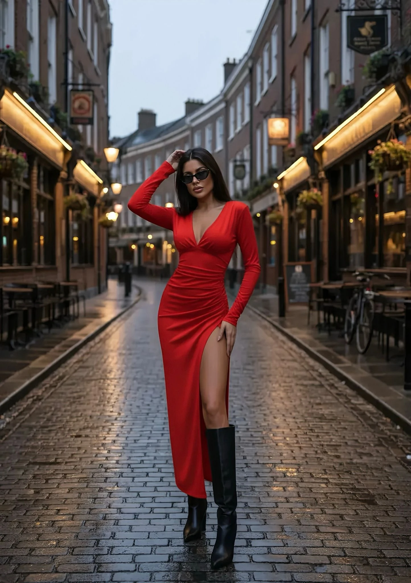 Toparlayıcı maxi boy elbise