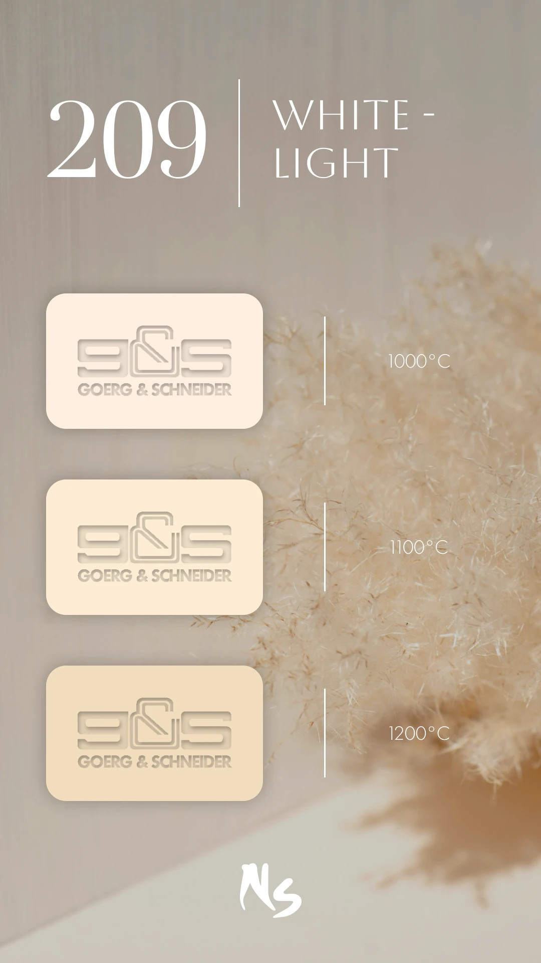 Goerg & Schneider | 209 White - Light · Vakumlu Seramik Çamuru