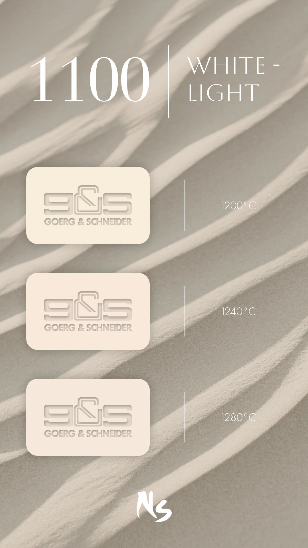 Goerg & Schneider | 1100 White - Light · Vakumlu Seramik Çamuru