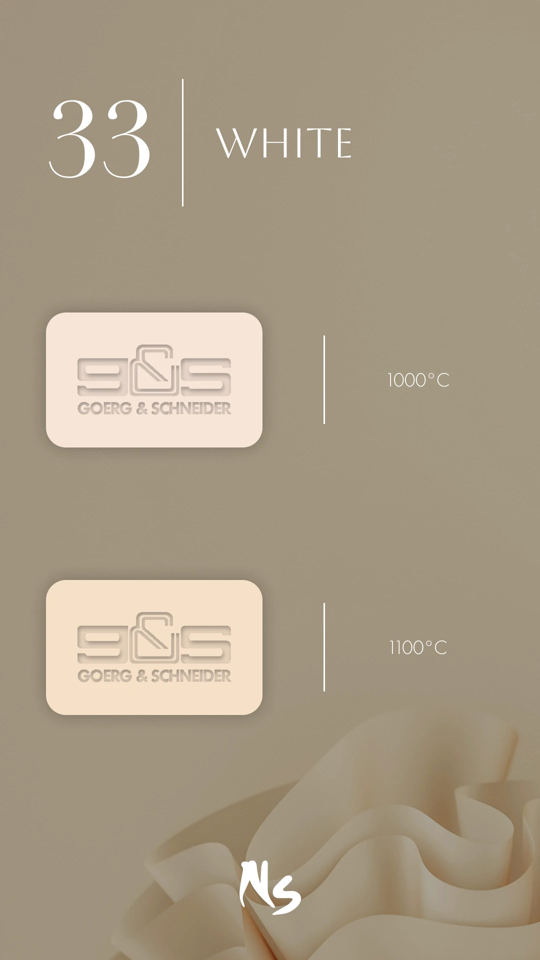 Goerg & Schneider | 33 White · Vakumlu Seramik Çamuru