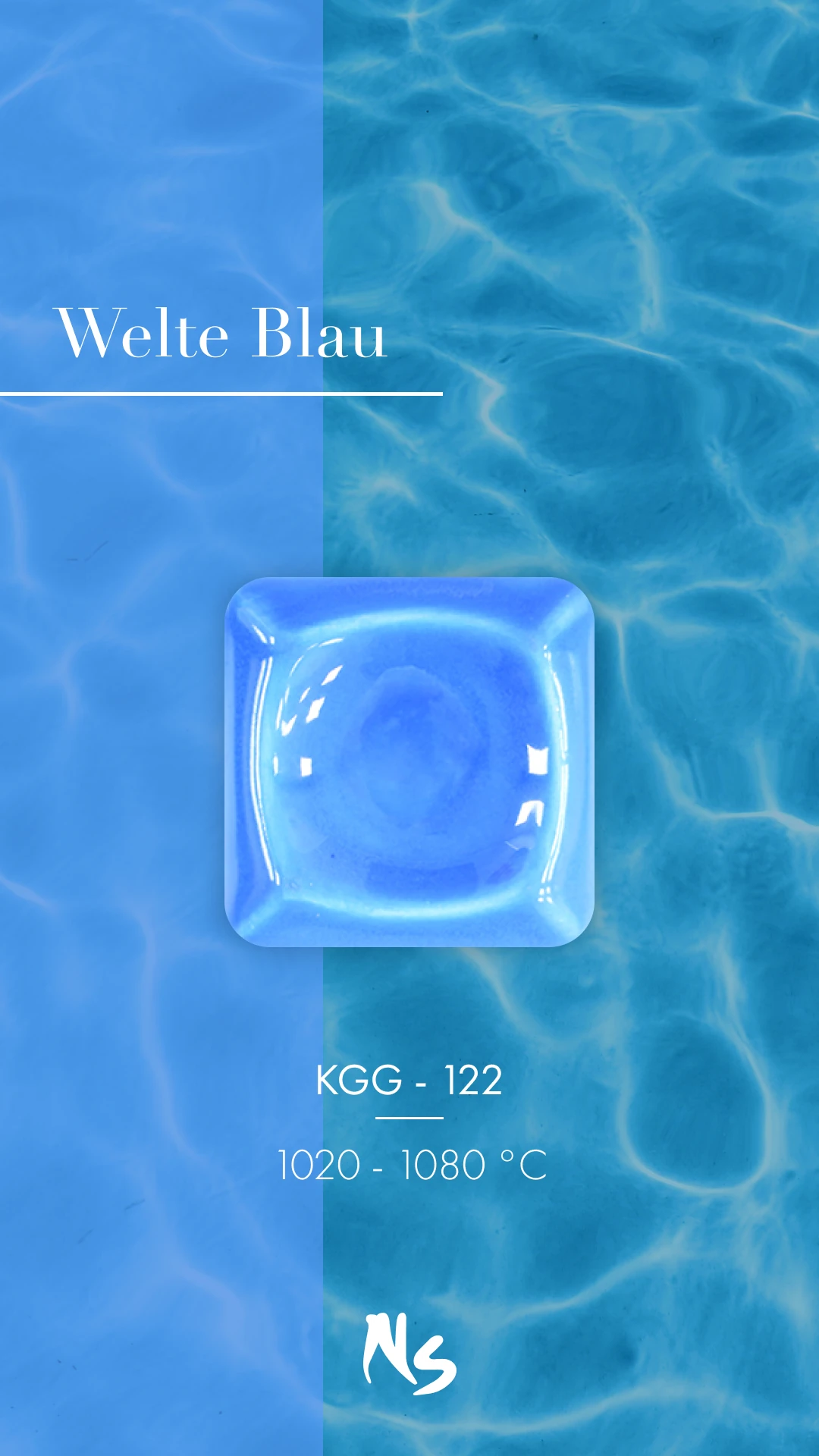 Welte / Torrecid | KGG - 122 Welte Blau · Parlak Sır