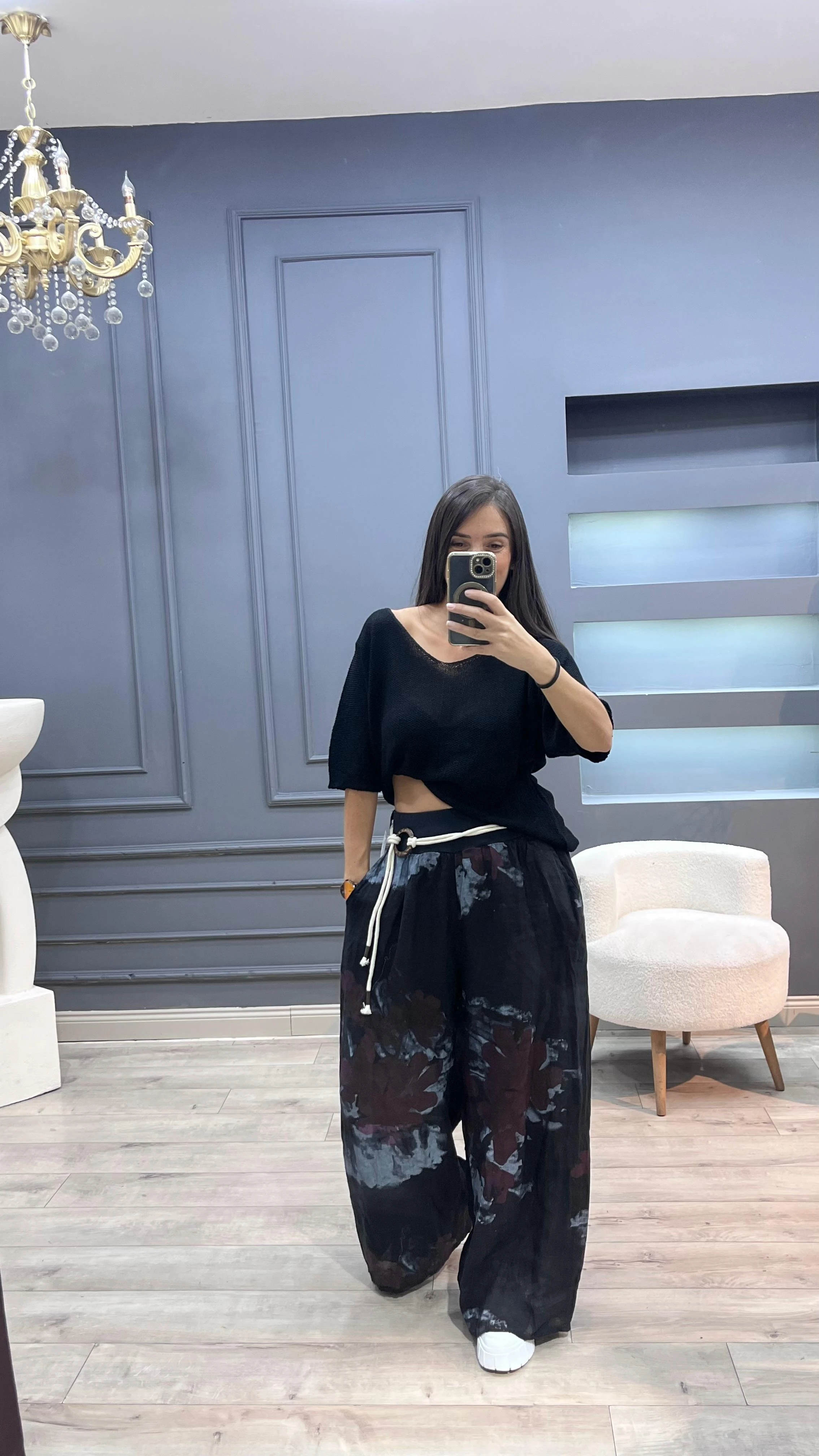 Beli Korsajlı Büyük Beden Pantolon