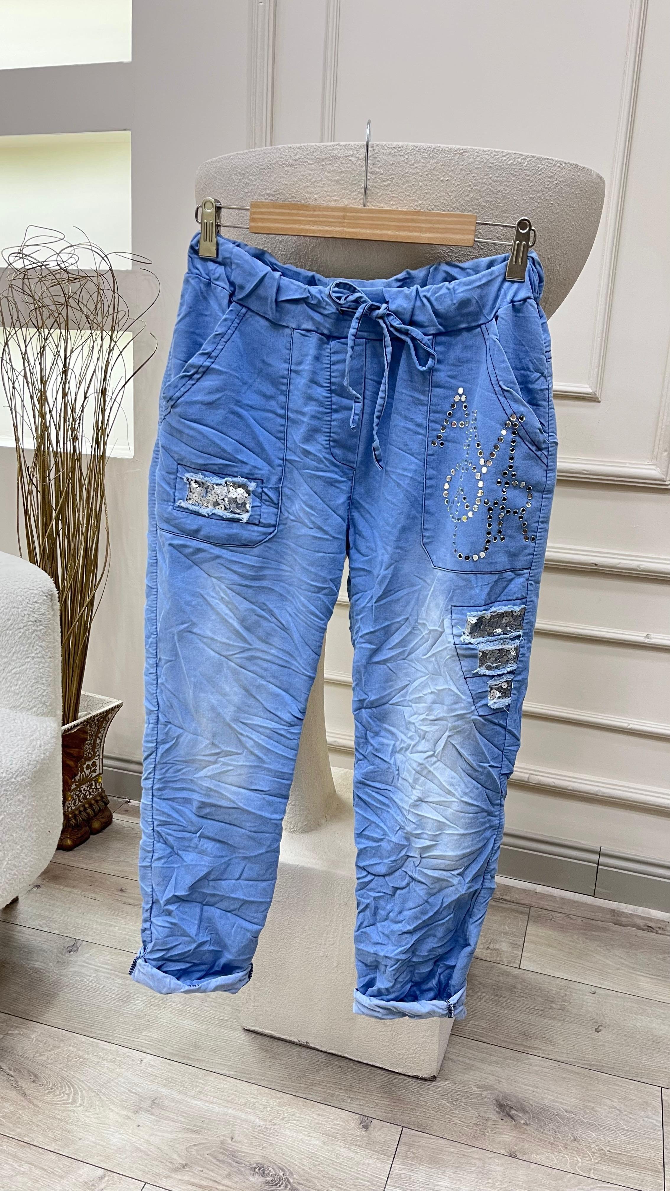 Likralı Kot Pantolon