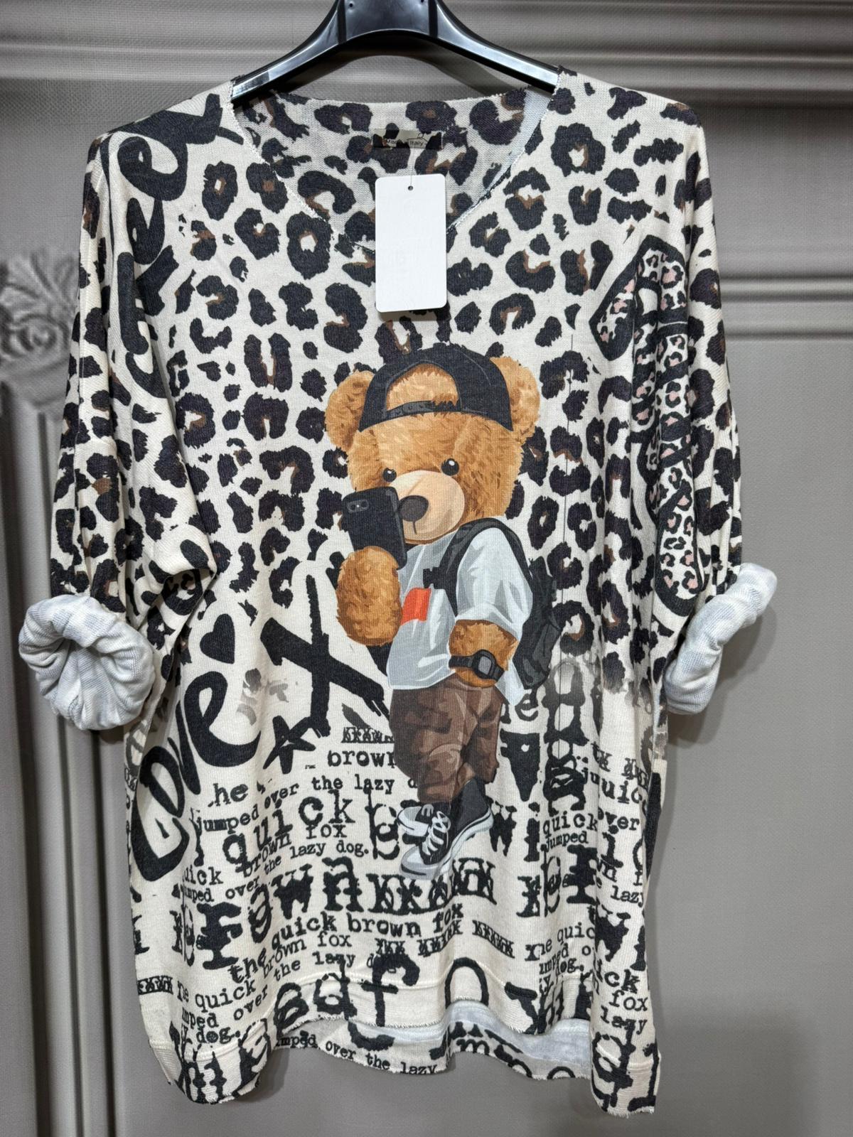 Angora Yün Dijital Yumoş Kazak - Renkli12