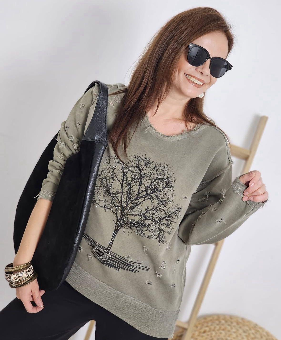 Tasarım Sweat - Vizon