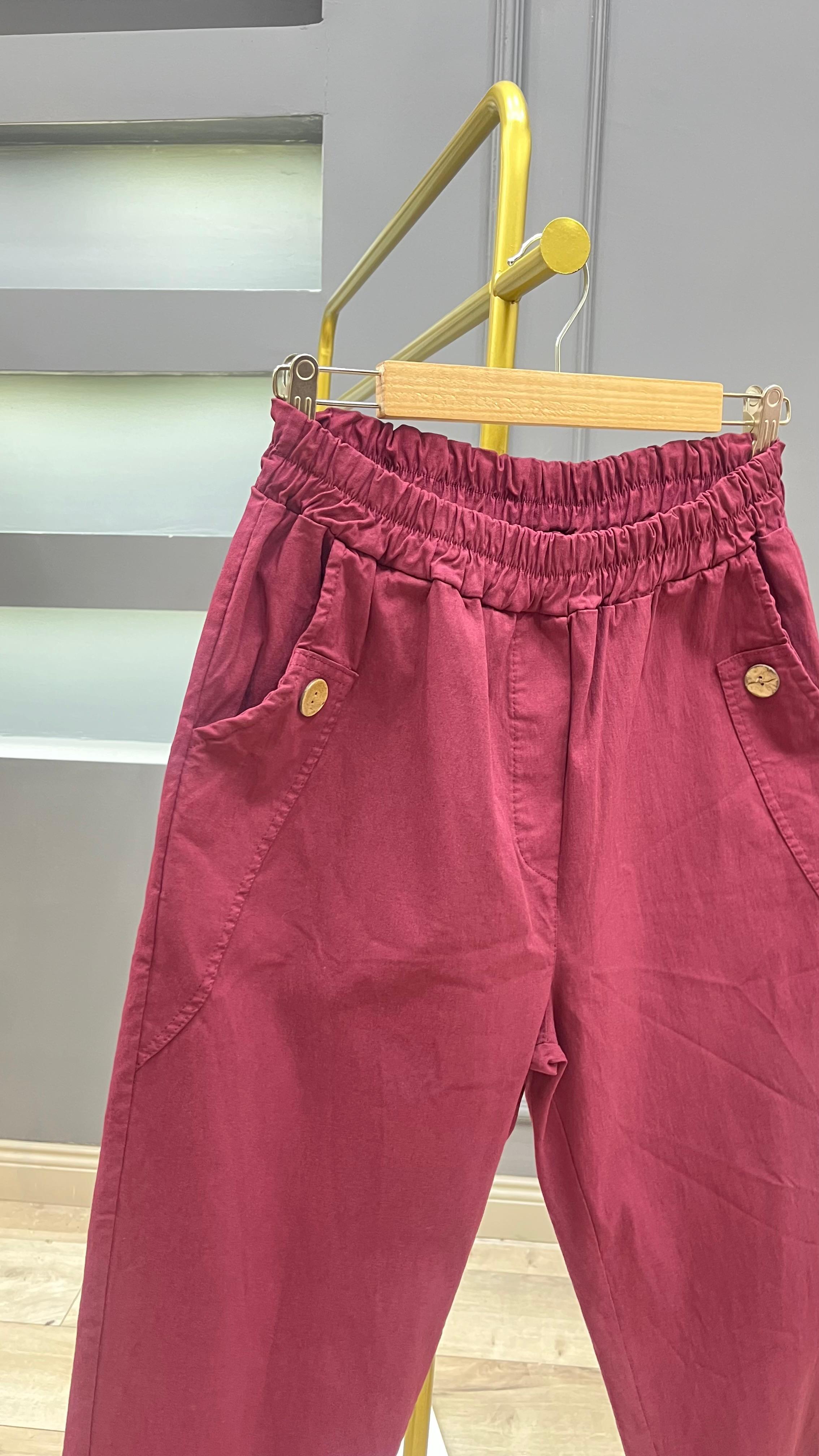 Düğmeli Jogger Pantolon