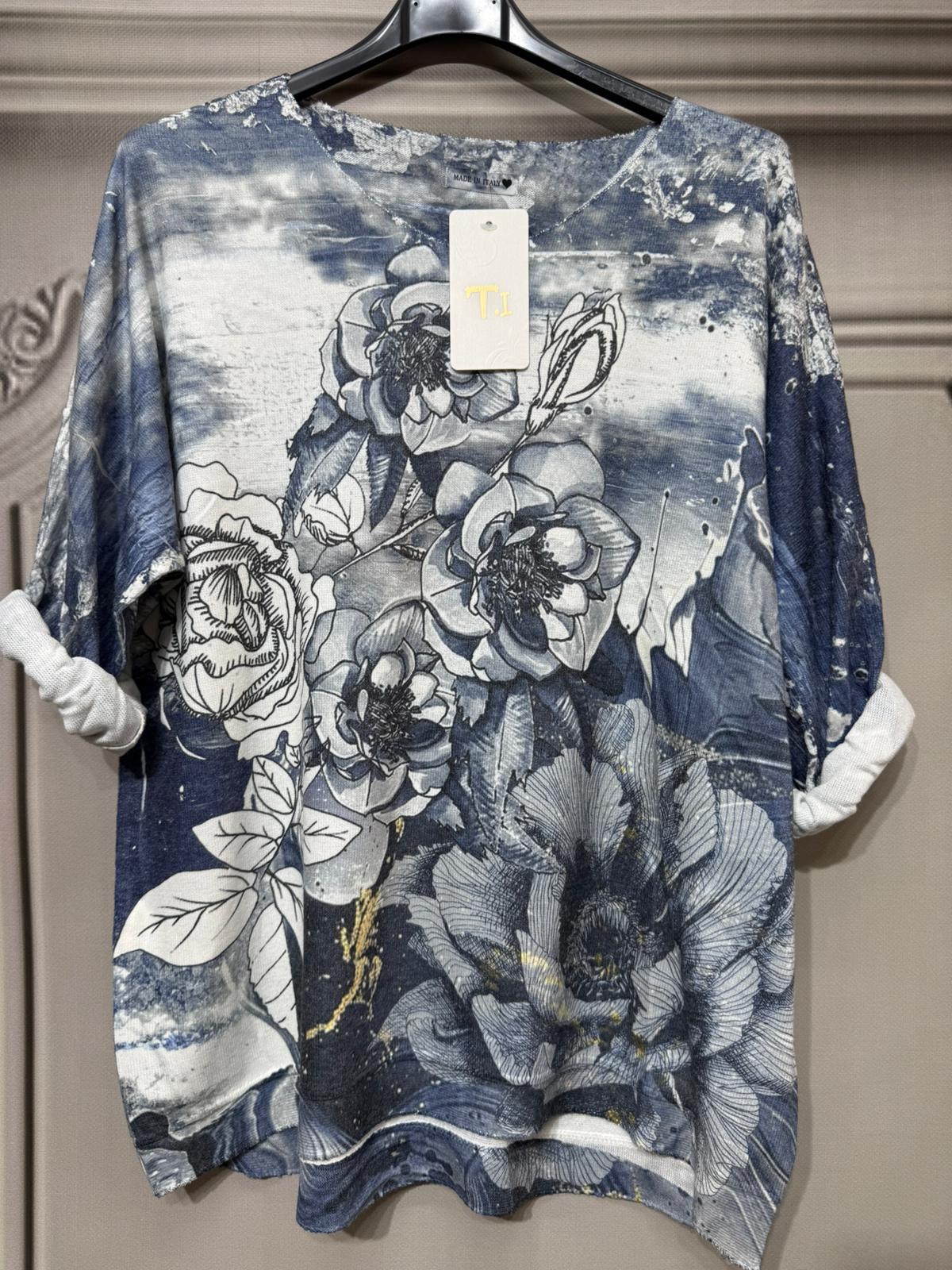 Angora Yün Dijital Yumoş Kazak - Renkli7