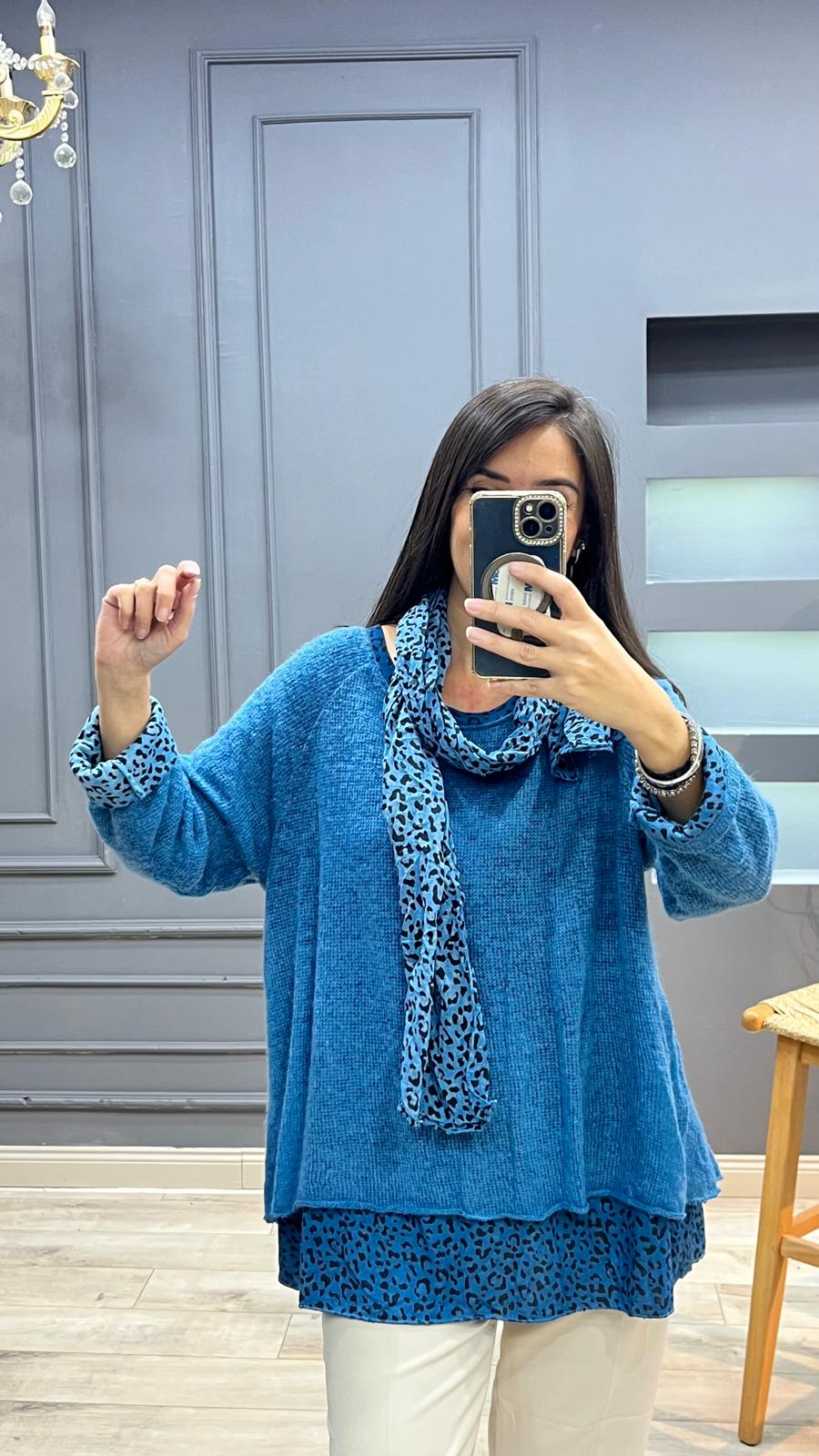 Angora Şallı Triko