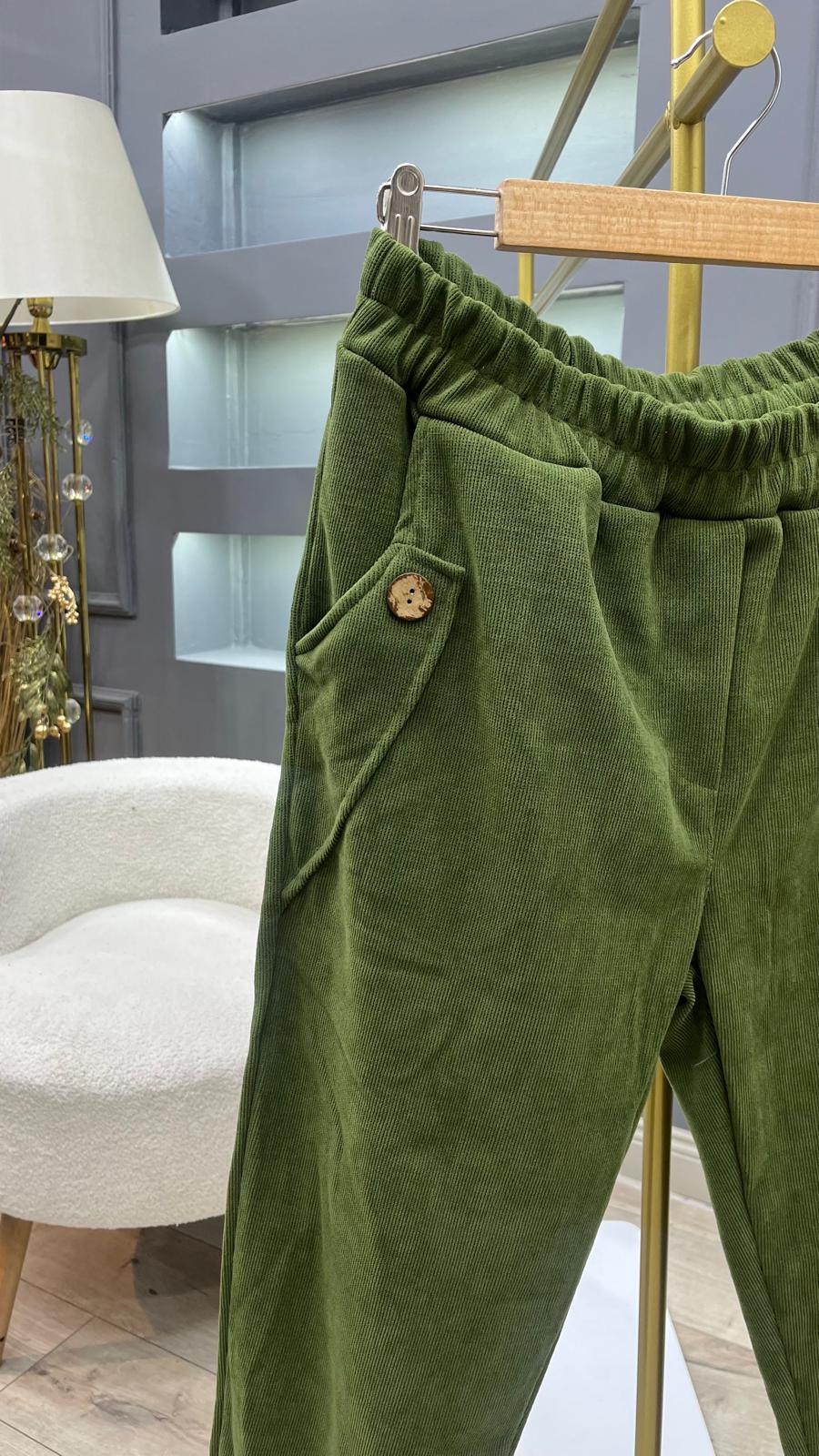 Kadife Jogger Pantolon