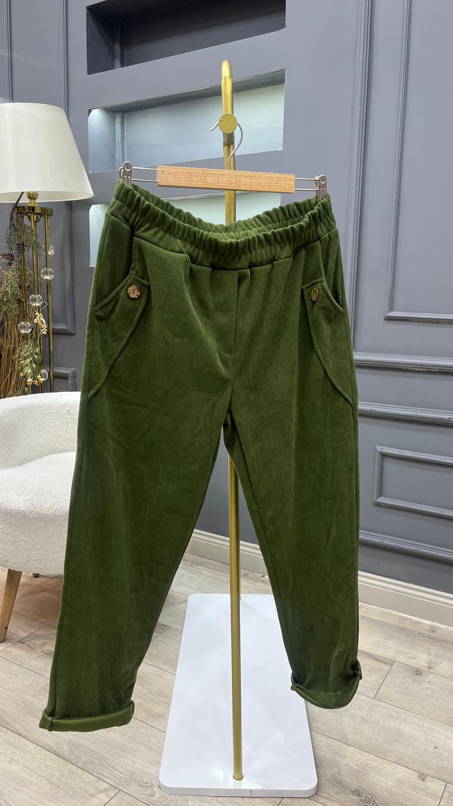 Kadife Jogger Pantolon