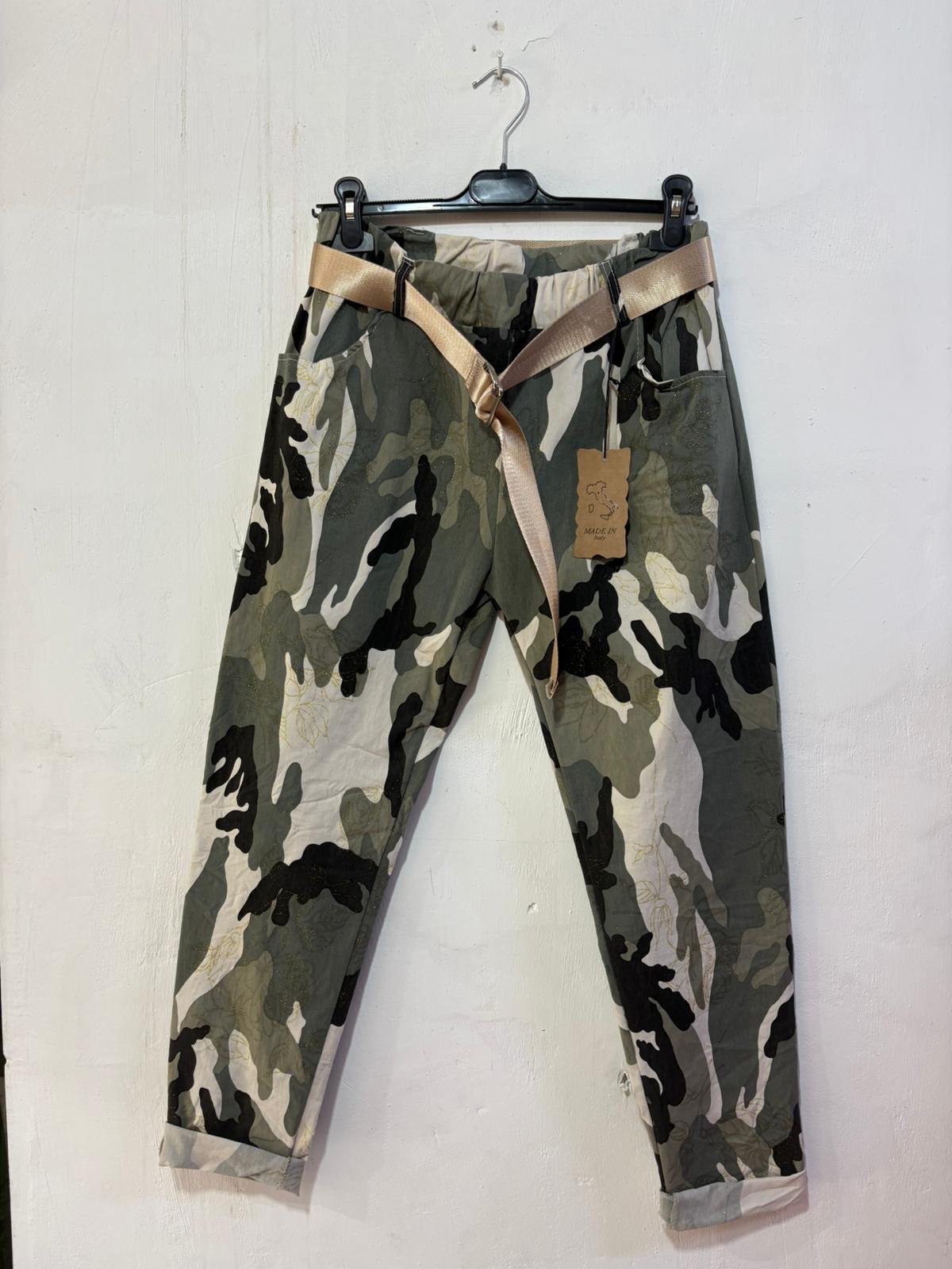 Kamuflaj Likralı Pantolon