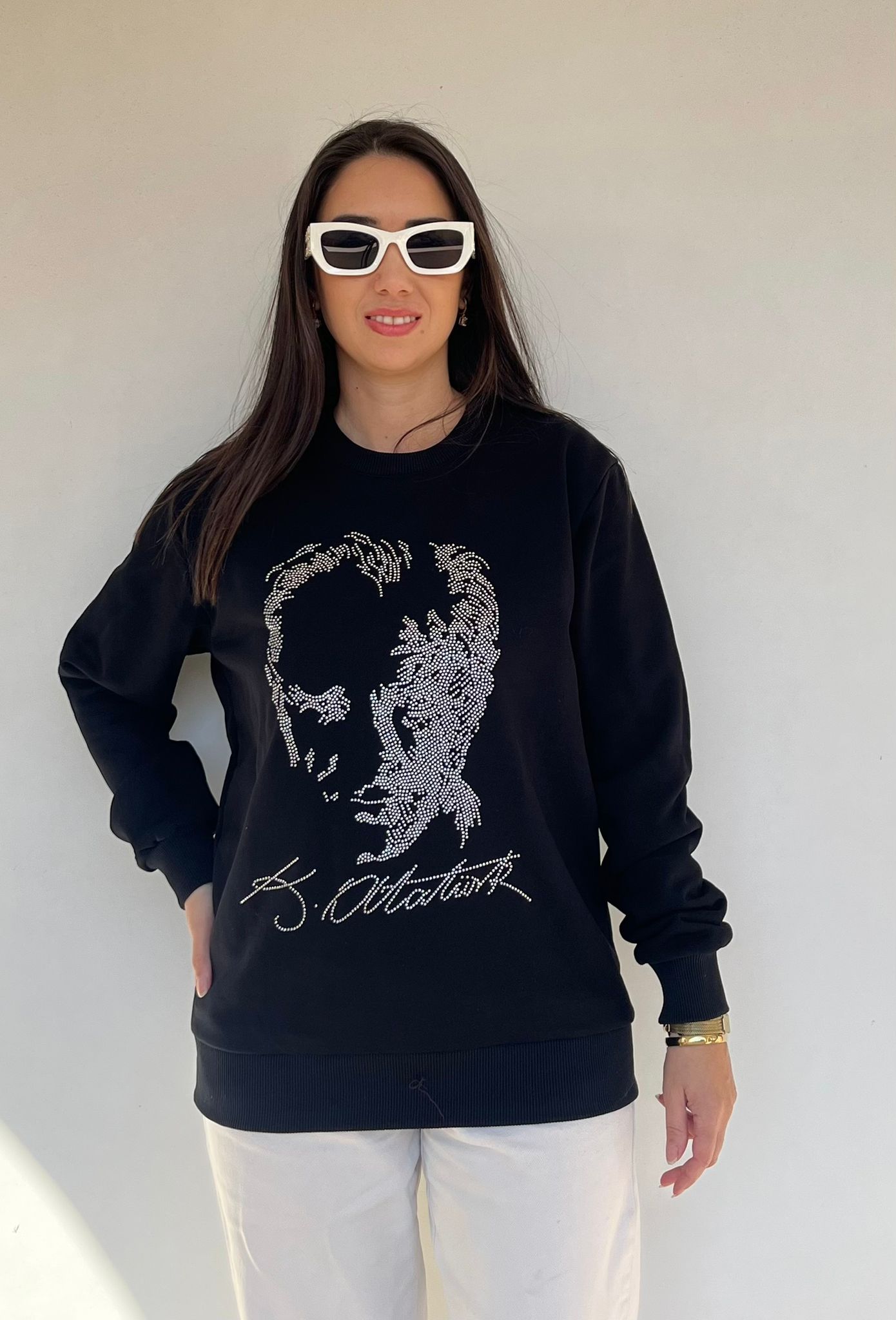 Taş Baskılı Atatürk Tisört