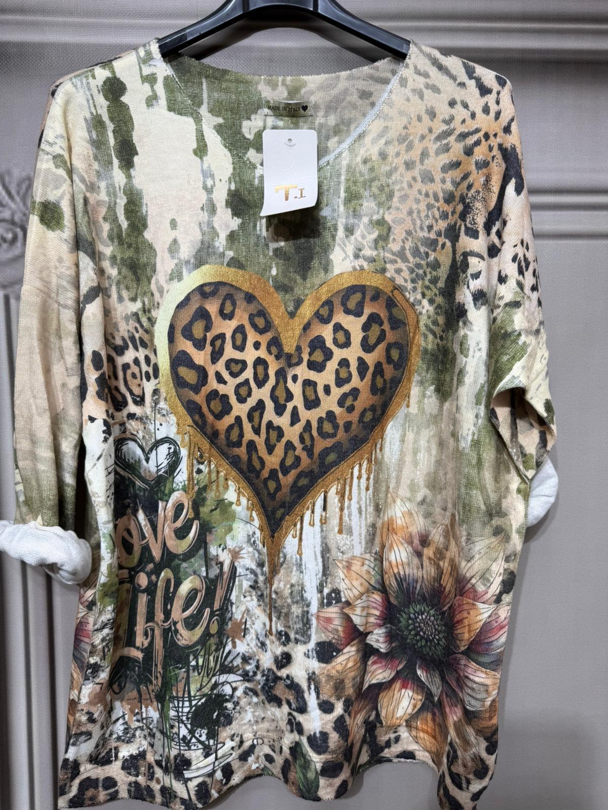 Angora Yün Dijital Yumoş Kazak - Renkli11