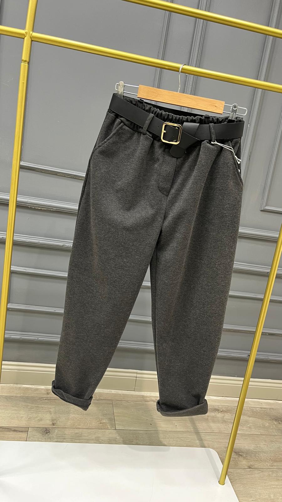 Kaşe Pantolon - Gri