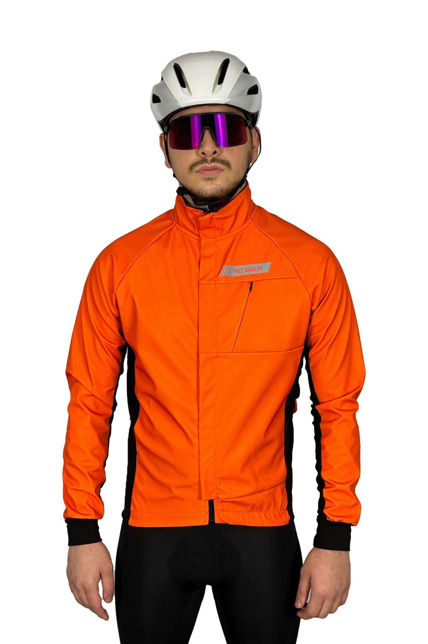 Arctic Shield Kışlık Softshell Bisiklet Ceketi - Turuncu image