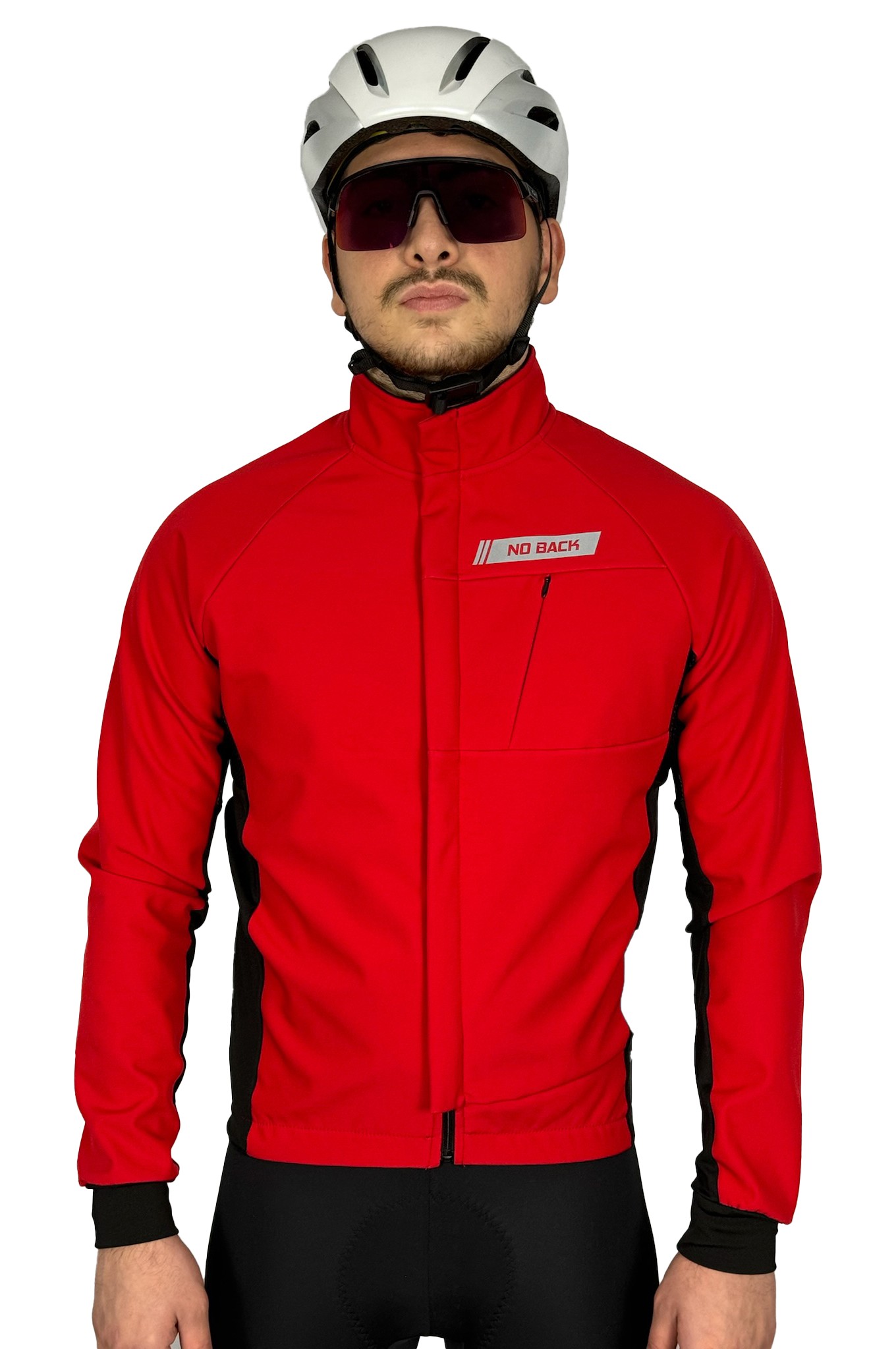 Arctic Shield Kışlık Softshell Bisiklet Ceketi - Kırmızı image