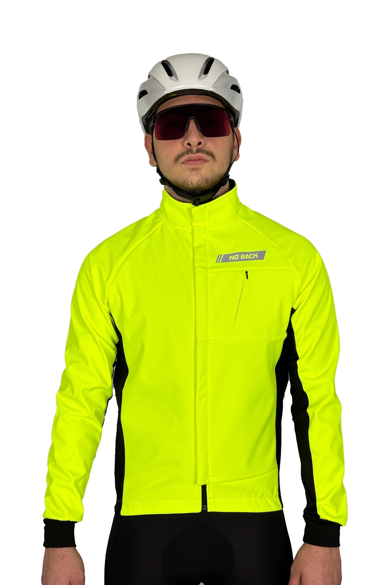 Arctic Shield Kışlık Softshell Bisiklet Ceketi - Neon Sarı image