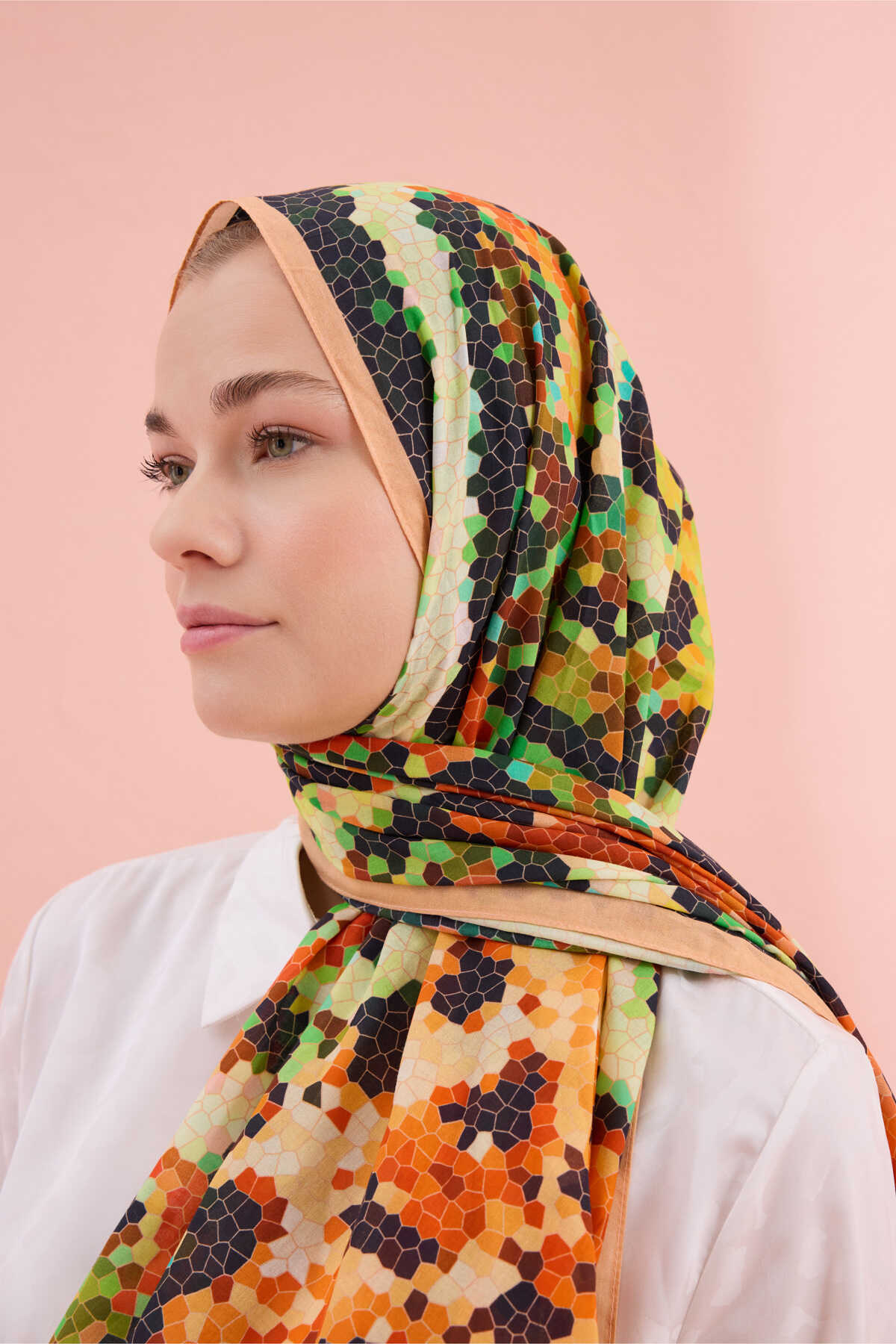 Selçuk Güneşi Pamuk Şal 70x210