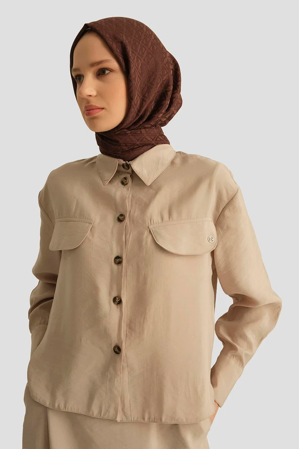 Gömlek Yakalı Etekli Takım