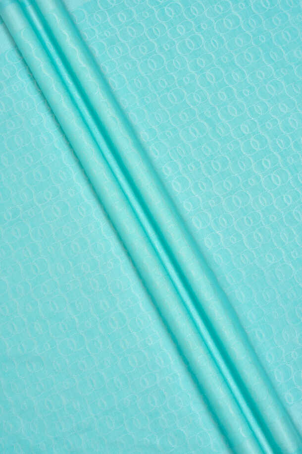 Zincir Monogram Pamuk İpek Şal 80x210