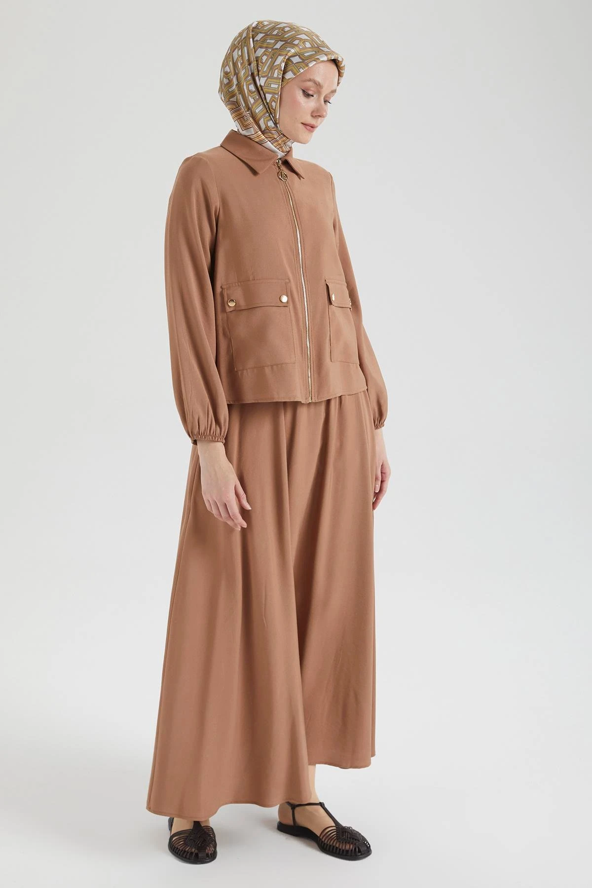 Ceketli Tencel Takım 