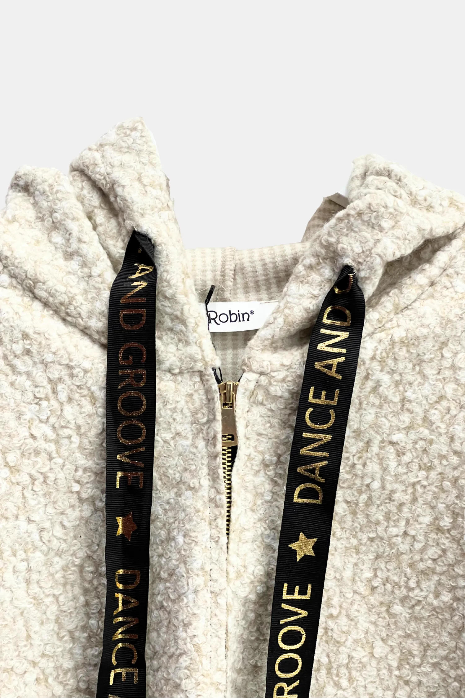 Fermuarlı Pelüş Kazak