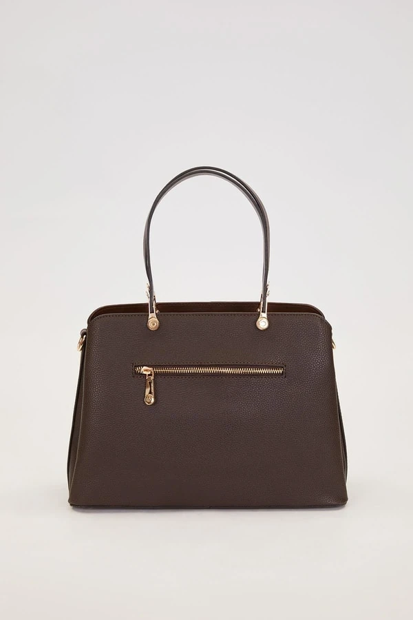 Levid'or Çift Gözlü Gold Detaylı El Çantas