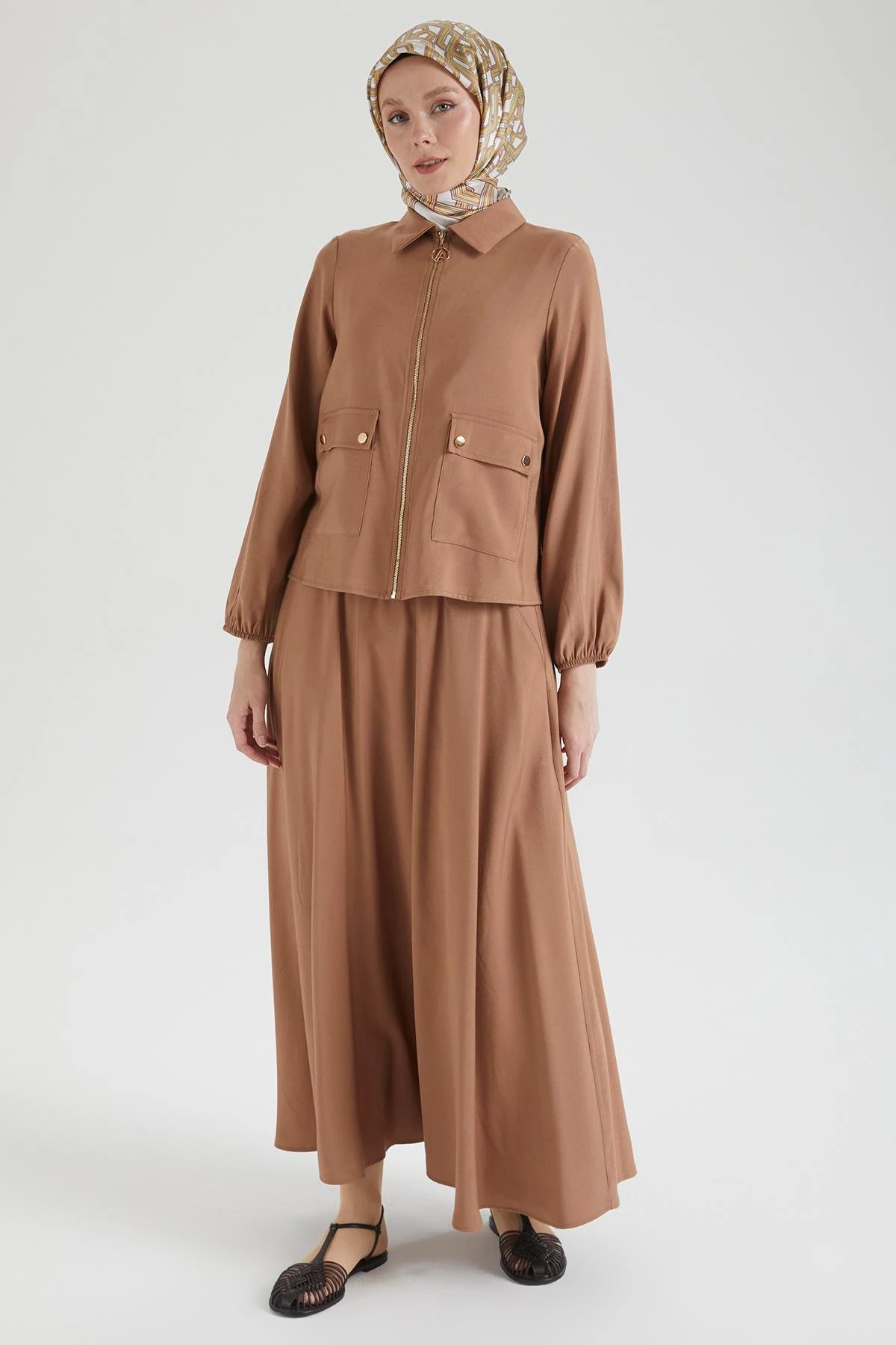 Ceketli Tencel Takım 