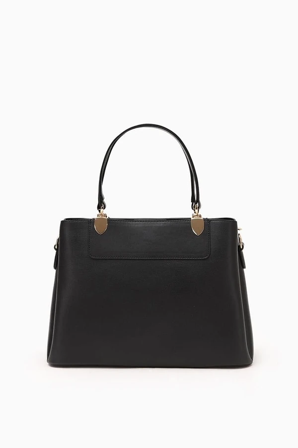 Levid'or Siyah Üç Bölmeli El Çantası