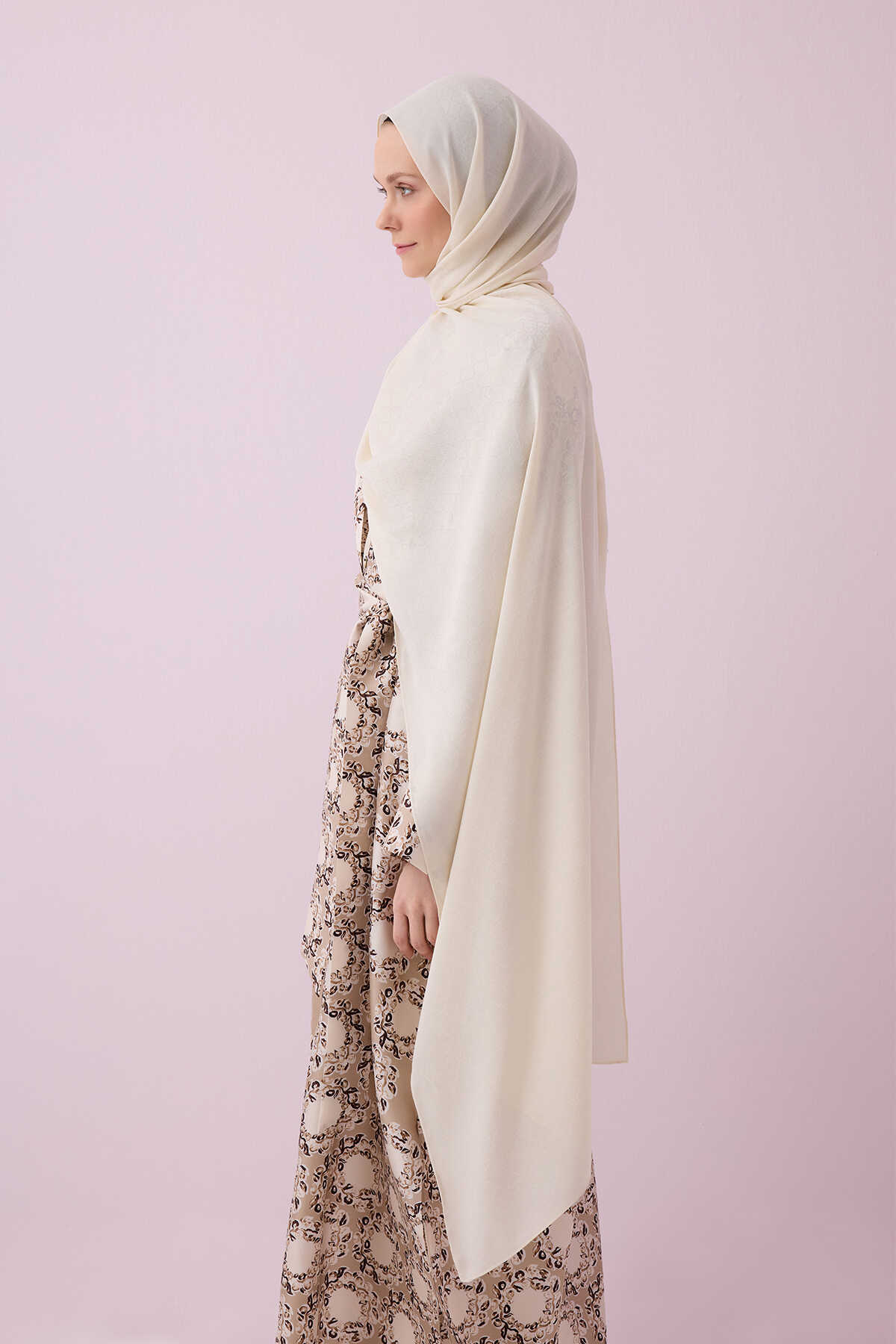 Baklava Cupro Jakar Şal 70x210