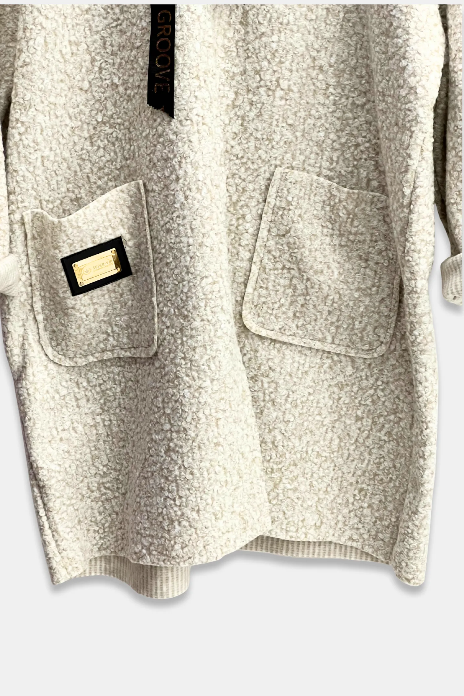 Fermuarlı Pelüş Kazak