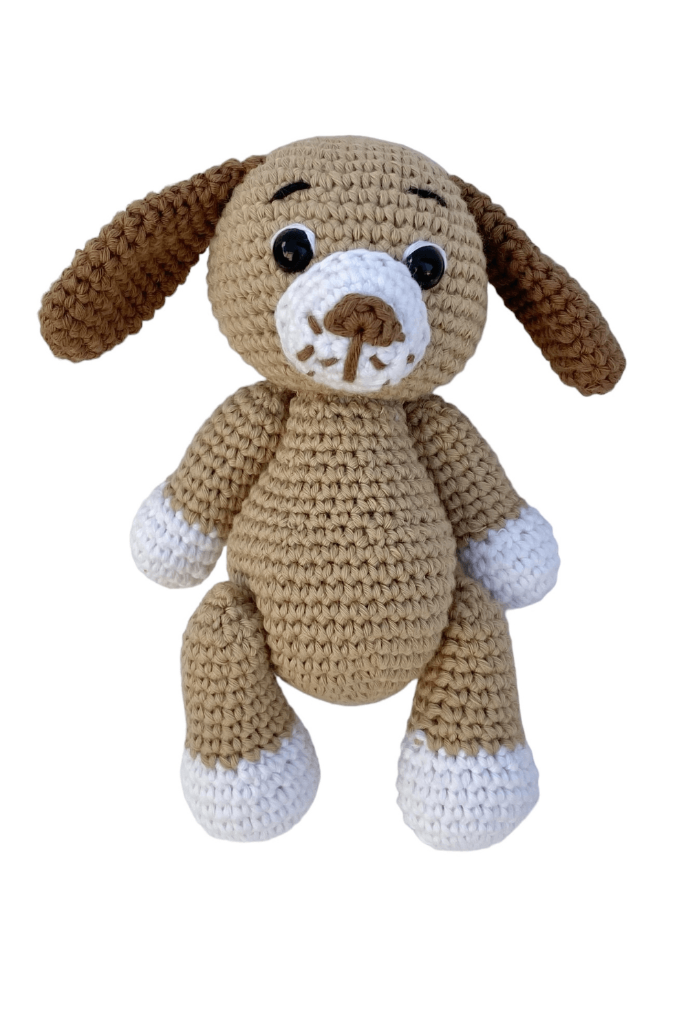 Amigurumi Köpek Uyku Arkadaşı ve Diş Kaşıyıcı  Seti