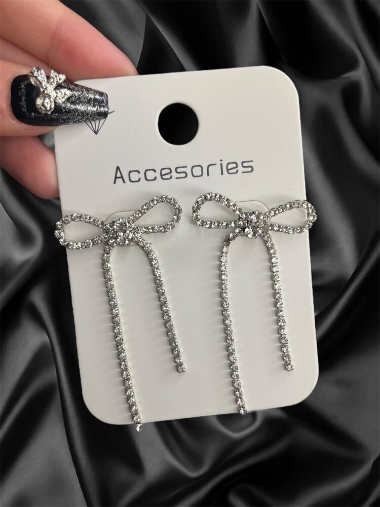 Silver kurdele küpe