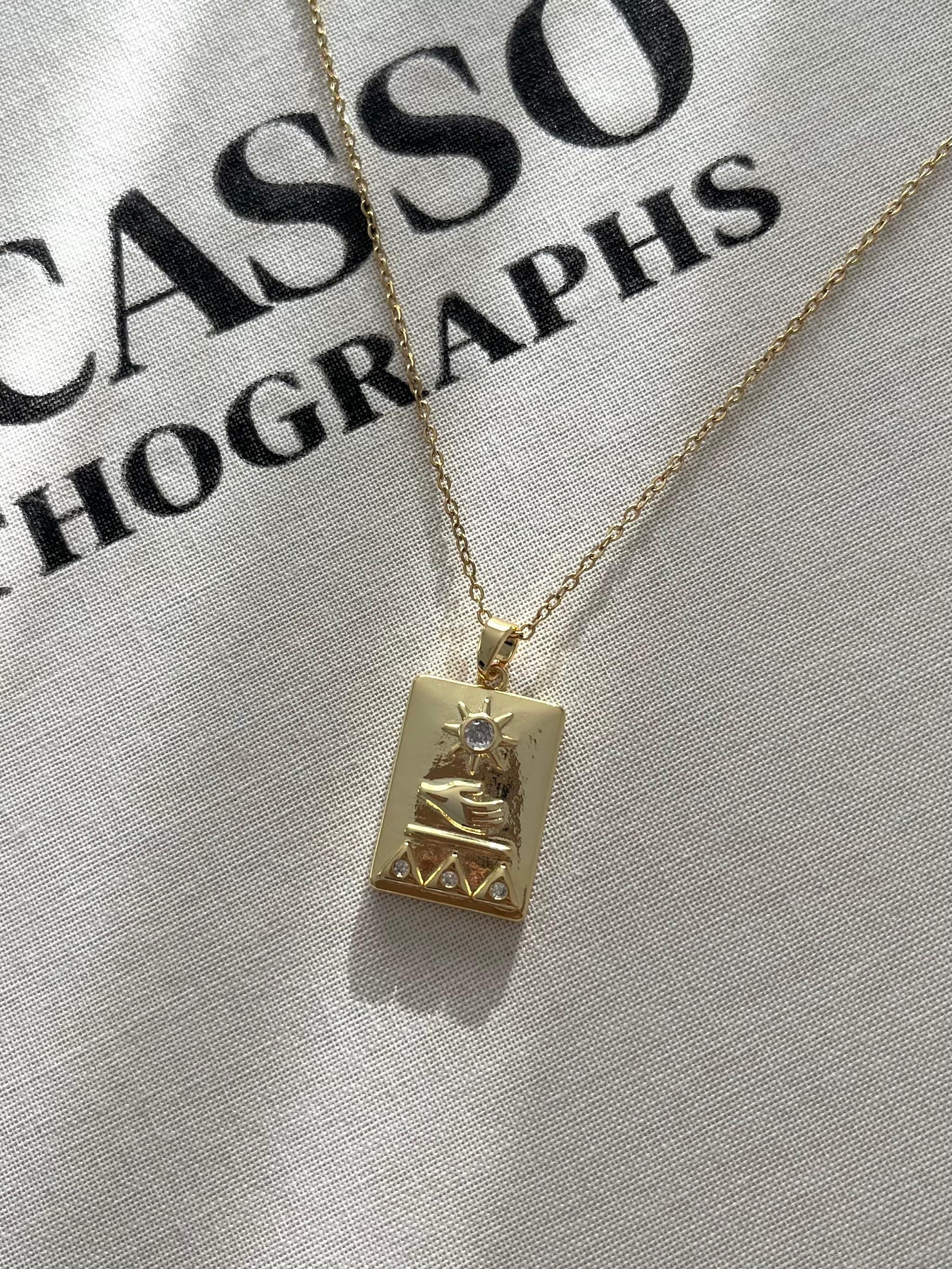 vintage gold kolye