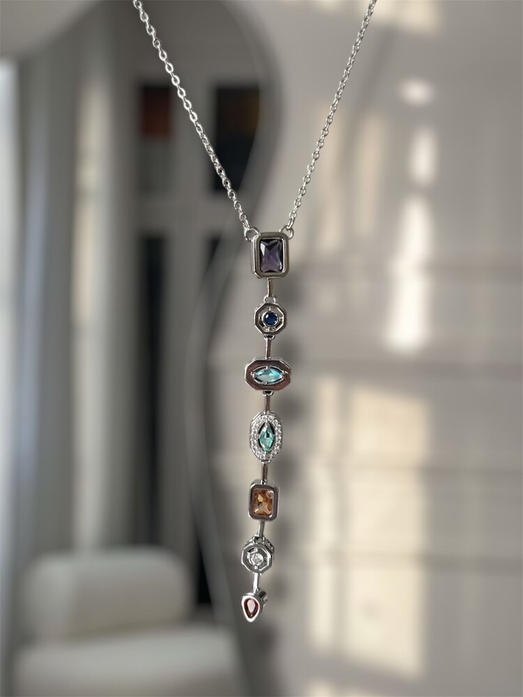 Chakra Y kolye silver
